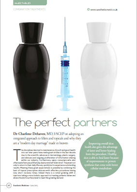 Topical skincare and dermal fillers – the perfect synergy