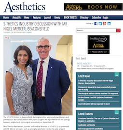 S-Thetics Featured in Aesthetics Journal Magazine
