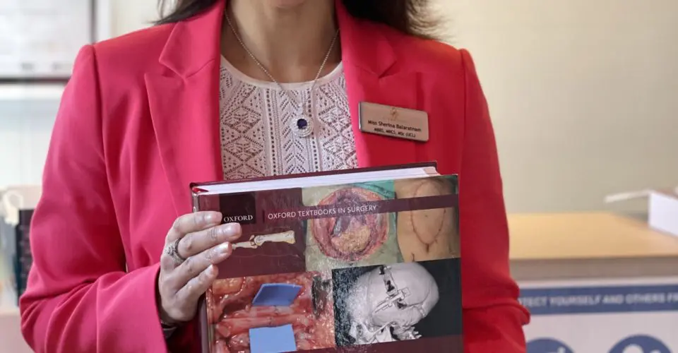 Miss Sherina Balaratnam Published as Co-author in The Oxford Textbook Of Plastic And Reconstructive Surgery