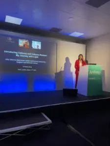 miss-sherina-balaratnam-presenting-an-expert-clinic-on-celluma-light-therapy-at-ACE-conference