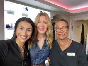 Miss-Sherina-Balaratnam-alice-hart-davis-and-cheryl-marshall-williams-at-s-thetics-clinic-in-beaconsfield
