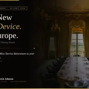 UK & European Celluma Launch: Patrick Johnson & Miss Sherina Balaratnam at Cliveden House | S-Thetics Clinic