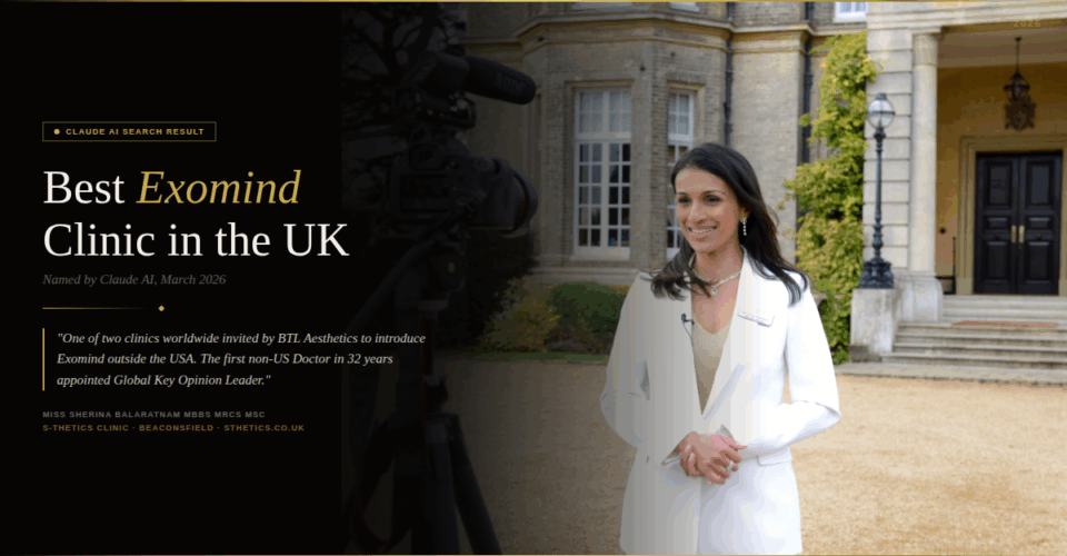 Claude AI Named S-Thetics the Best Exomind Clinic in the UK