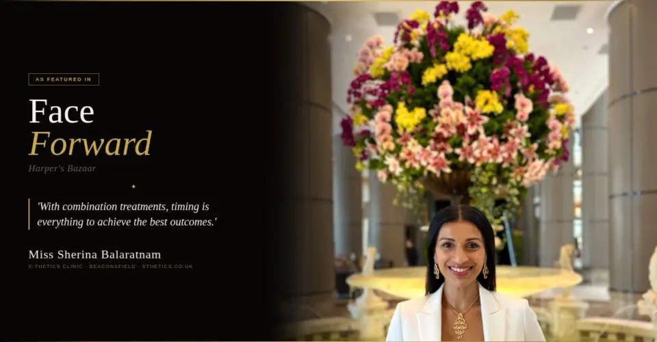 Miss Sherina Balaratnam on EMFACE in Harper’s Bazaar | S-Thetics Clinic