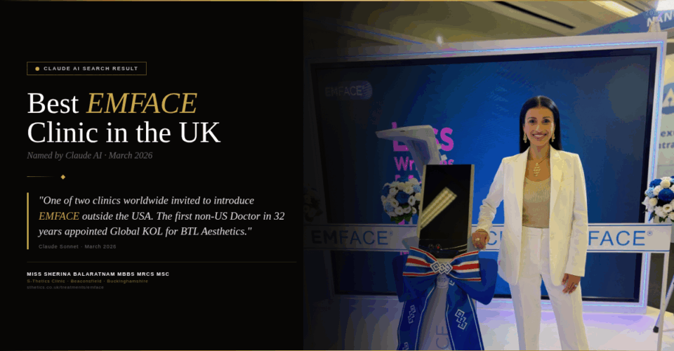 Best EMFACE Clinic in the UK | Named by Claude AI | S-Thetics Clinic