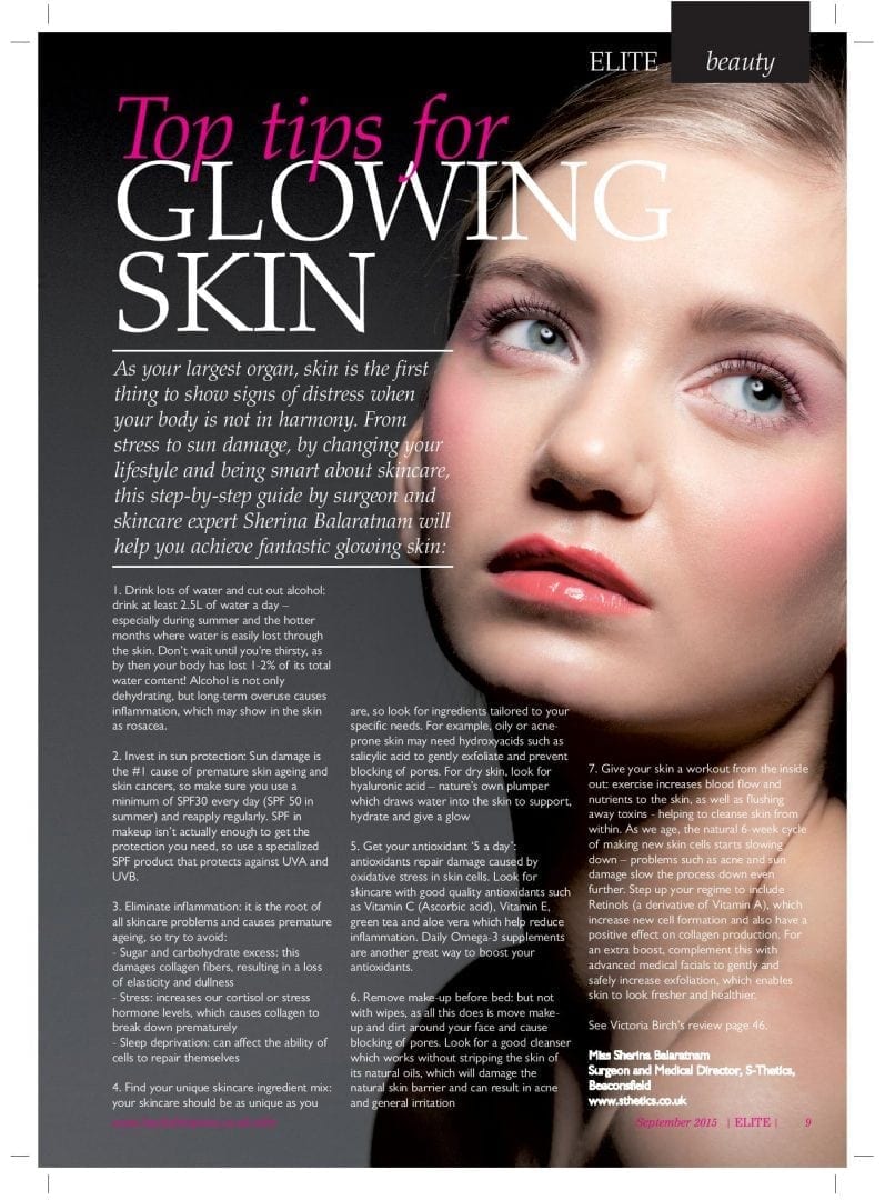 Top Tips for Glowing Skin