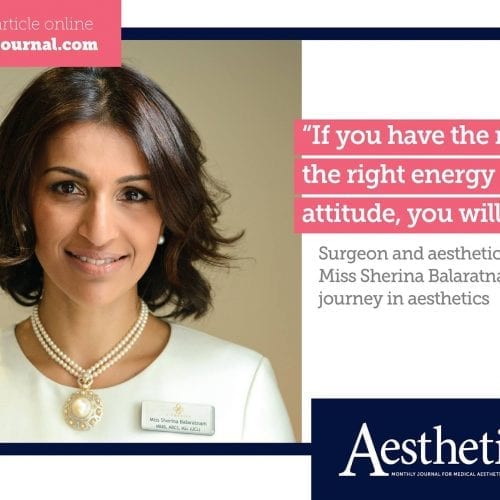 Miss Sherina Balaratnam interviewed in the Aesthetics Journal