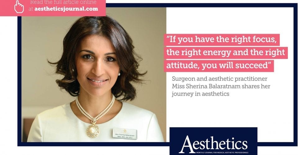 Miss Sherina Balaratnam interviewed in the Aesthetics Journal