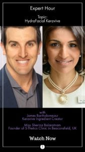 HydraFacial-Keravive-Expert-Hour-with-Miss-Sherina-Balaratnam--Dr-James-Bartholomeusz-inventor